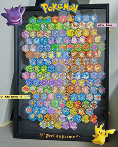 Set di Magneti per Frigorifero con Puzzle Pokemoned 151 Originale, Scatola Misteriosa di Carte da Gioco PTCG, Magneti Pokemoned - Product Image 6