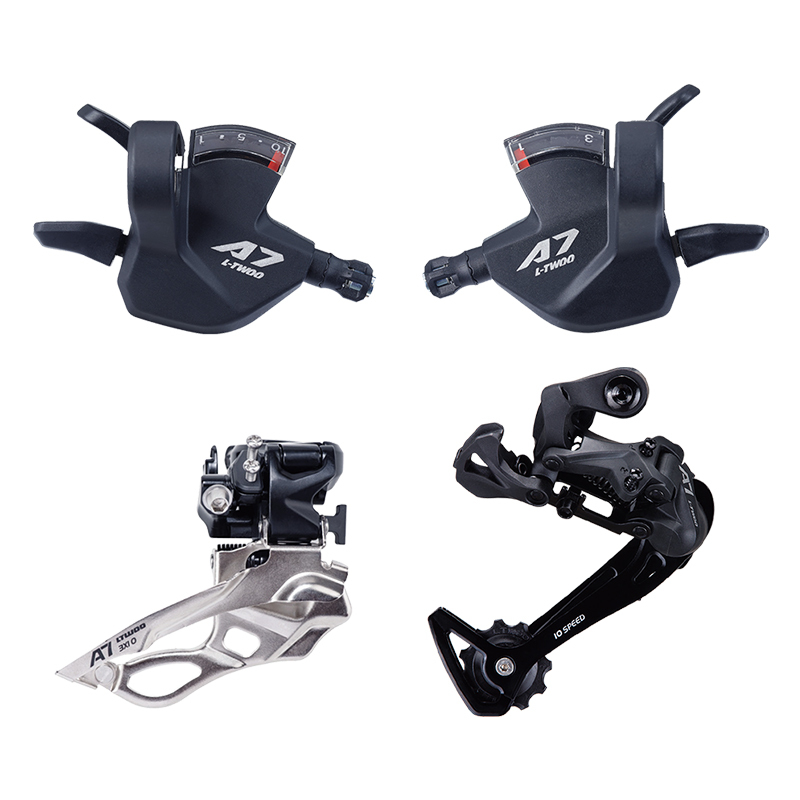 LTWOO A7 10 Speed Groupset Visual Window Detector Version with Shifters Front Rear Derailleur Shimano Sram Compatible