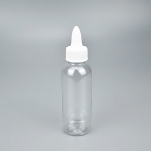 Pet Transparent <b>Dropper</b> <b>Bottles</b> Multiple Capacity Cylinder Shape For Chemical Packaging - Product Image 2