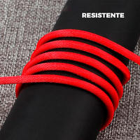 Cable USB C de 90 Grados Reforzado en Forma de L, Cable de Carga Rápida Tipo C para Juegos, Teléfono Móvil, iPad Pro, con Trenzado de Nailon