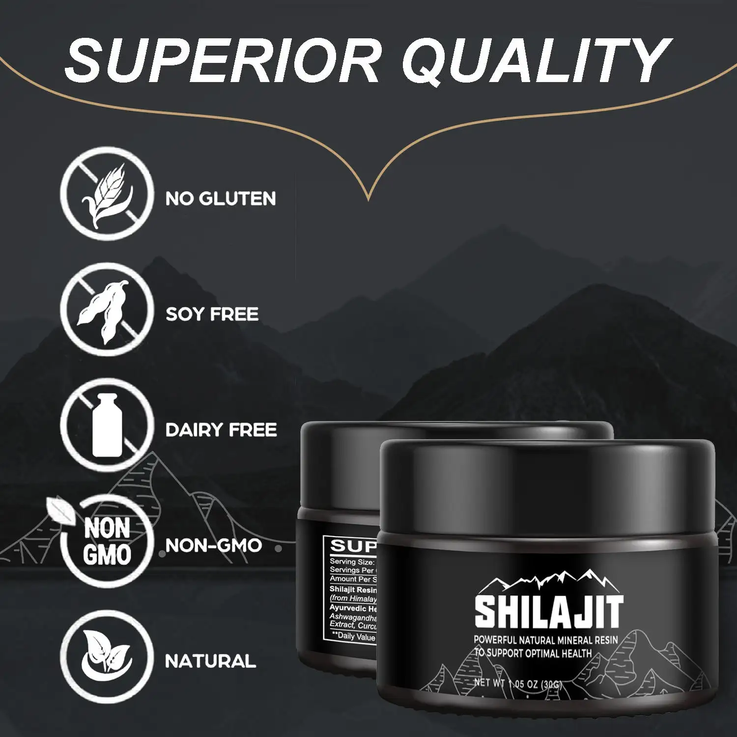 Oem Packing Dietary Supplement Rich In Vitamins Minerals Original Shilajit Extract Shilajit Products