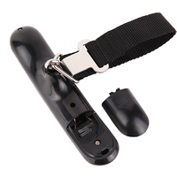 Balance de voyage numérique portable en acier inoxydable avec écran LCD, précision 50 kg/10 g, alimentée par piles bouton