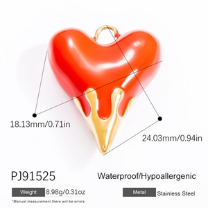 จี้สร้อยคอสแตนเลสสีทอง18K ทำด้วยมือคุณภาพสูงสำหรับผู้หญิงจี้แฟชั่นแบบทำมือสุดหรูแบบทำมือและเครื่องประดับสุดมีเสน่ห์ - Product Image 6