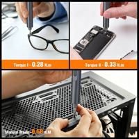 Mini tournevis électrique sans fil rechargeable 3,6 V 200 tr/min 200 mAh, chargement Type-C, mandrin 4 mm, outil professionnel pour projets de bricolage