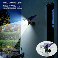Projecteur solaire coloré pour extérieur, lampe LED de jardin, lumière de pelouse haute luminosité
