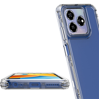Étui de téléphone portable transparent 3 en 1, coque antichoc à 4 coins pour ZTE Blade A56 Pro A35e V70 Max V70 A55 A35