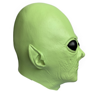<span class=keywords><strong>Maschera</strong></span> in Latex UFO <span class=keywords><strong>Alieno</strong></span> per Bambini e Adulti - Spaventosa e Divertente per Halloween/Natale, Regalo per Feste in Costume - Product Image 4