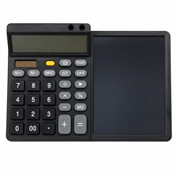 Calculatrice 2-en-1 et tablette d'écriture LCD – Calculatrice scientifique avec bloc-notes LCD intégré