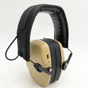 Lithium battery electronic noise reduction earmuff ear protection outdoor shooting and hunting electronic ear muff