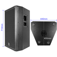 Équipement de sonorisation audio de studio professionnel système pa caisson de basses passif actif haut-parleur gamme complète haut-parleurs professionnels de 15 pouces