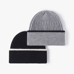 Gorros de Punto Jacquard Personalizados al por Mayor, 100% Acrílico, Tela Suave con Ribete de Encaje, a la Moda, con Diseño Argyle, Camuflaje, Unisex - Product Image 3