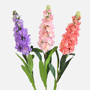 <span class=keywords><strong>Fleur</strong></span> artificielle violette pour décoration <span class=keywords><strong>de</strong></span> salon d'hôtel, chambre à coucher, arrangement floral <span class=keywords><strong>de</strong></span> mariage, délinium pour photographie à domicile - Product Image 2
