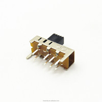 Interrupteur à glissière 17*6.1mm pour atelier industriel 0.3A 50V DC 2p3t Interrupteurs domestiques courants