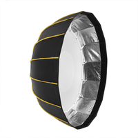 Jingying Glow EZ Lock Beauty Dish Pliable à Montage Rapide 65cm pour Studio Photo Flash Mono Lumière Softbox