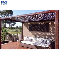 Fabricants de verre, arches en bois avec pont en aluminium 5x3, tonnelles bioclimatiques, persiennes motorisées, pergola automatique 6x3