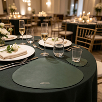 Großhandel PU-Leder Tischset mit Wasserabweisender Hitzebeständiger Rutschfester Tischmatte für Essen Hochzeit Zuhause Küche Hotel Party