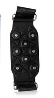 Poignées antidérapantes en caoutchouc pour l'hiver, semelles légères pour la neige pour chaussures et bottes, design rond durable avec style de pointe libre