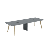 Mobilier de bureau commercial moderne-nouvelle table de conférence design pour bureau salle de réunion école formation bureau de style panneau en bois