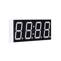 Afficheur LED numérique à 7 segments, couleurs pleines, blanc diffusé, hauteur de chiffre 0,8 pouce, cathode commune, 5V, intérieur, plastique, pour détaillants, OEM