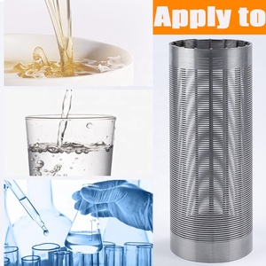 50 micron nêm dây ống Johnson màn hình khe cắm ống Tốc độ dòng chảy cao rãnh nước cũng màn hình ống cho dầu tách nước lọc - Product Image 6