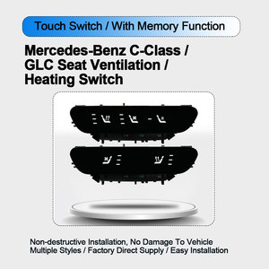 Interrupteur de porte pour siège chauffant et ventilé pour Mercedes C260 GLC, amélioration intérieure, montage non destructif, fabricant chinois - Product Image 6