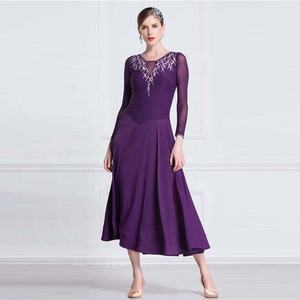 M-18228 महिला बॉलरूम नृत्य प्रशिक्षण पोशाक महिलाओं सेक्सी साल्सा आर्बिक नृत्य के लिए मानक पोशाक - Product Image 2