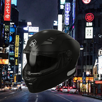 Nouveau casque de moto intégral en ABS certifié 3C/Dot, couleur unie, équipement de sécurité toutes saisons pour hommes et femmes, cyclisme électrique