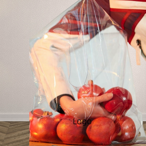 Sac fourre-tout personnalisé en PVC transparent, écologique, certifié SGS2021, marque KAP, avec poignée longue, certifié ISO - Product Image 4