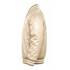 Personalized Custom Logo <b>Men</b> <b>Long</b> Sleeve Satin <b>jackets</b> For <b>Men</b> Wholesale Price Custom Made <b>Men's</b> Satin <b>jackets</b> Stand Collar - Product Image 3