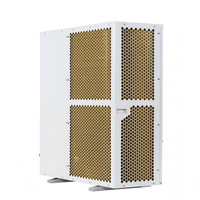 Grille de protection alvéolée anti-corrosion pour unité de condensation de réfrigération à deux ventilateurs de supermarché