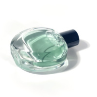 Usine vente boîte de parfum bouteilles de pulvérisation en verre 50ml emballage d'épices transparentes bouteilles de parfum uniques en forme de pomme