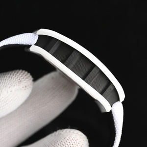 Montre automatique squelette de style Designer RM pour homme, boîtier blanc, art graffiti, montre-bracelet mécanique, mouvement ajouré coloré - Product Image 6