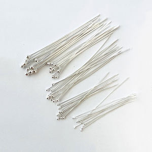 Alfileres de Plata de Ley 925 para Fabricación de Joyería, Suministros para Manualidades, 20mm/25mm/30mm/35mm/40mm/45mm/50mm/60mm de Longitud, 1.5mm 2.0mm - Product Image 4