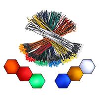 25 pièces de diodes LED 12V pré-câblées, clignotement rapide/lent, RGB 5mm, pour projets DIY, blanc, rouge, vert, bleu, orange, jaune, conformes à la norme ROHS3