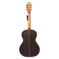 Gitar Klasik Berkualitas Tinggi 36 Inci dengan Bagian Belakang Kayu Pinus Merah Solid Penuh, Gitar Akustik Nylon 6 Senar untuk Profesional