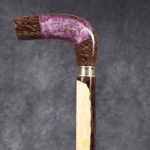 Materiales Duraderos y Agarre Cómodo se Combinan en un Bastón de Resina y Madera para Caminar, Seguro y Elegante - Product Image 6