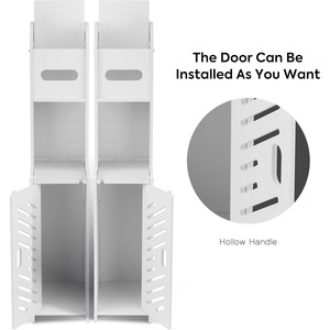 Armario de Almacenamiento para Baño Oushumei, Estante Estrecho Independiente de 3 Niveles para Organización del Baño - Product Image 4