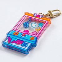 Porte-clés Gamer Galaxy Claw Machine, Cadeaux pour Gamers, Breloque Personnalisée pour Porte-clés, Porte-clés Shaker