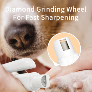 2-in-1 <b>Dog</b> & Cat Stainless Steel Nail Clippers Trimmers With Quick Sensor Safety Guard Usb Rechargeable Led <b>Light</b> - Product Image 3