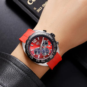 Reloj de Cuarzo de Lujo OUPAI 2025 con Bisel de Cerámica Verde, Diseño F1, para Hombre, Resistente al Agua, Cronógrafo, Cronómetro, Acero Inoxidable Japonés - Product Image 3