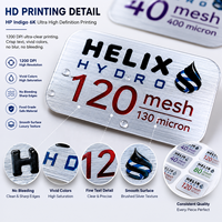 Etiquetas Personalizadas Impermeables para Filtros de Agua de Metal Plateado Cepillado, Adhesivo Fuerte, Impresión de Pegatinas con Forma Personalizada y Logotipo