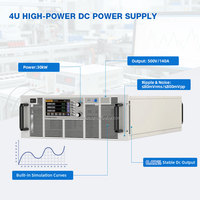 Fuente de Alimentación de Banco 4U Ajustable de 0-500V 140A, Nueva Fuente de Alimentación Conmutada de CC Programable para Laboratorio, 93% de Eficiencia