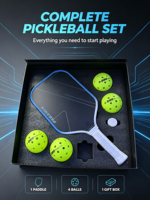Raquette de pickleball en tissu carbone thermoformé, nouvelle technologie de base en carbone, approuvée PA aux États-Unis, pour une puissance accrue et une meilleure sensation, vente en gros