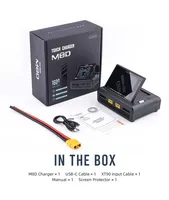 Chargeur intelligent double canal ToolkitRC M8D 800W2 30A 10-49V 1-8S haute puissance à charge rapide pour drone et voiture RC