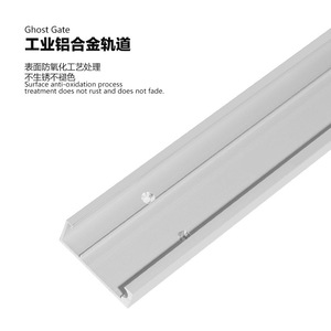 Herrajes ocultos para puertas correderas Kaishengxi con ranura para cuerda de 2.25 pulgadas de radio para puertas de madera con rodillos amortiguadores - Product Image 3
