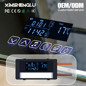 Interrupteur tactile intelligent pour miroir avec capteur de musique, affichage de la température et <span class=keywords><strong>variateur</strong></span> pour miroir de salle de bain LED 12V OEM/ODM - Product Image 3