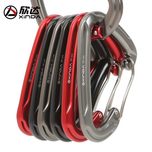 Xinda Carabiner Aluminum Alloy 10x6cm <b>Locking</b> Outdoor Climbing Hook Mountaineering Equipment - Product Image 4