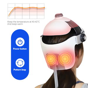 Masajeador de cabeza con presión de aire automática, VIBRADOR ELÉCTRICO para relajación del cerebro, venta al por mayor - Product Image 5