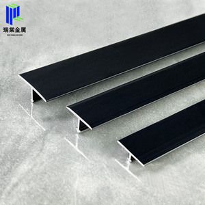 Phổ biến hình chữ T nhôm hồ sơ gạch phụ kiện nhúng thanh tường cạnh dải và sàn trang trí dải - Product Image 1