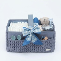 Panier de rangement unique en nylon pour bébé, organiseur de couches pour table à langer